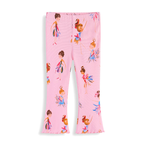 Mädchen Leggings mit buntem Ballerina-Design Echo Archiv