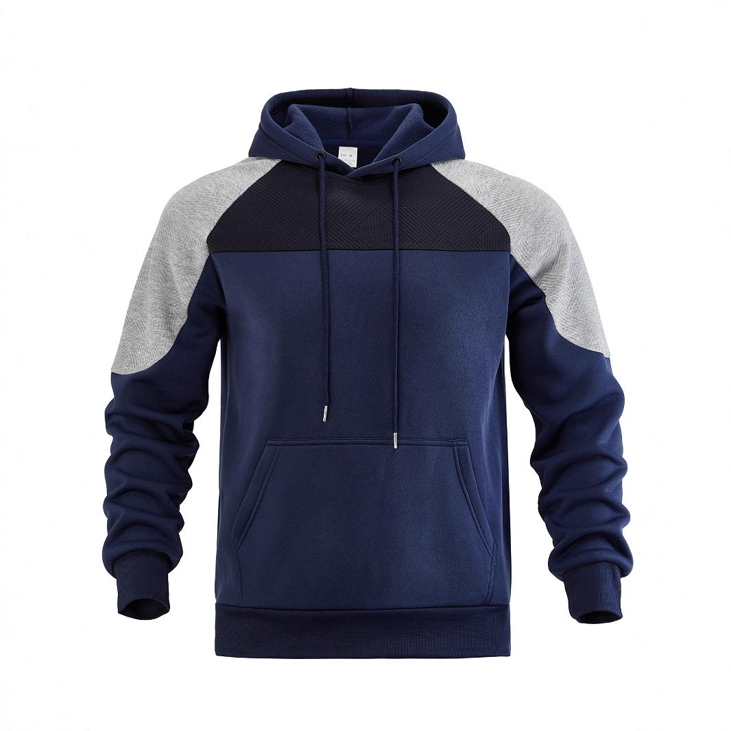 Herren Kapuzenpullover mit innovativem Design und gestreiften Ärmeln Echoarchiv