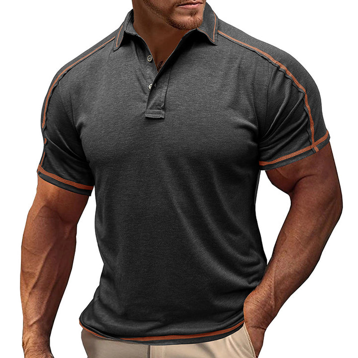 Herren Sportliches Poloshirt Echoarchiv