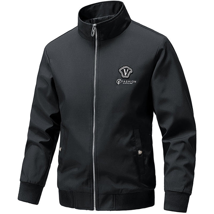 Herren Modische Bomberjacke mit hohem Kragen Echo Archiv