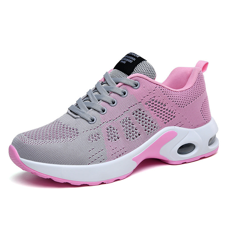 Damen atmungsaktive Strick-Sneaker mit Luftkammer-Zwischensohle und gepolstertem Einstieg Echo Archiv