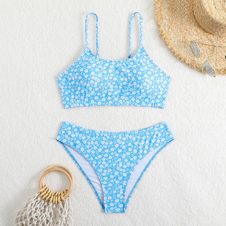 Damen Bunt bedruckter Bikini Echo Archiv