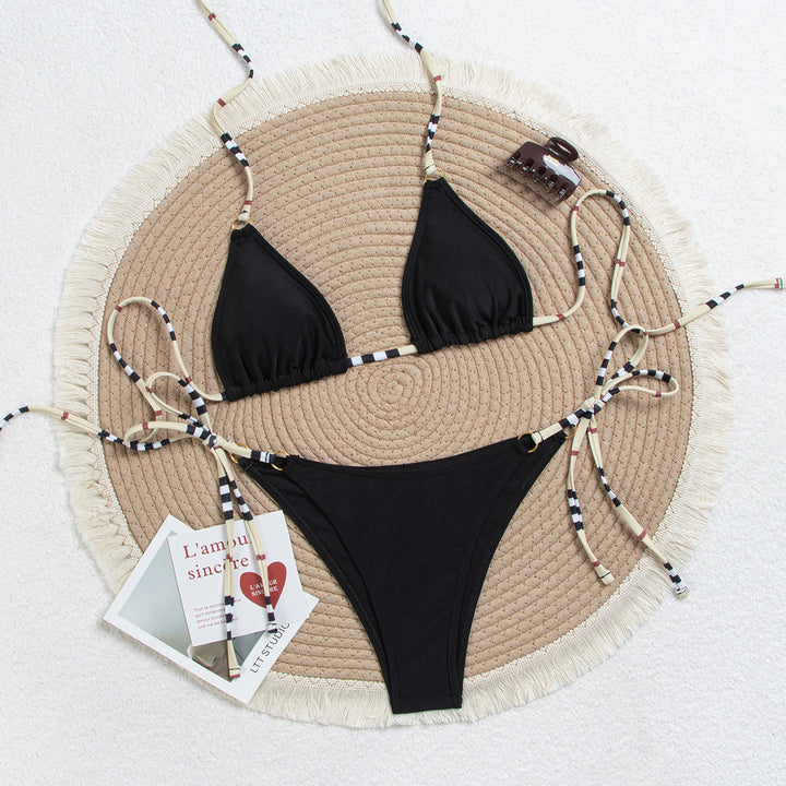 Damen Triangel Bikini mit verstellbaren Seitenbändern Echo Archiv
