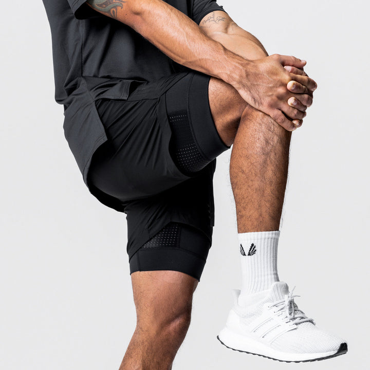 Herren Sportliche Hybrid-Shorts mit Innenfutter Echoarchiv