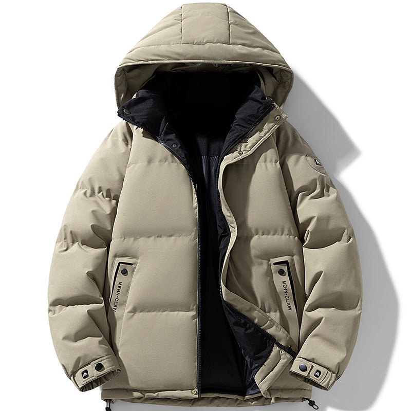 Herren Wattierte Urban-Thermojacke mit gesteppter Optik, hohem Stehkragen und Utility-Taschen Echo Archiv