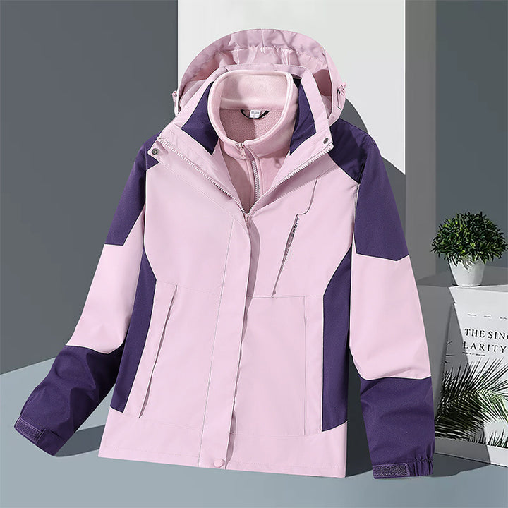 Männliche winddichte Softshelljacke mit integriertem Mikrofaserschicht und verstellbarer Kapuze – Taviero