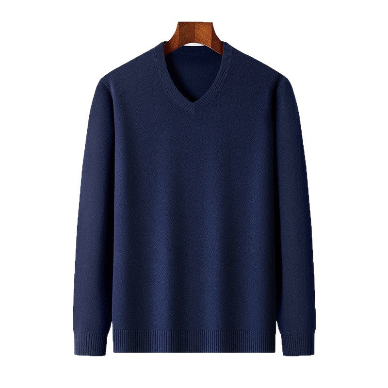 Herren modischer V-Ausschnitt Pullover Echoarchiv