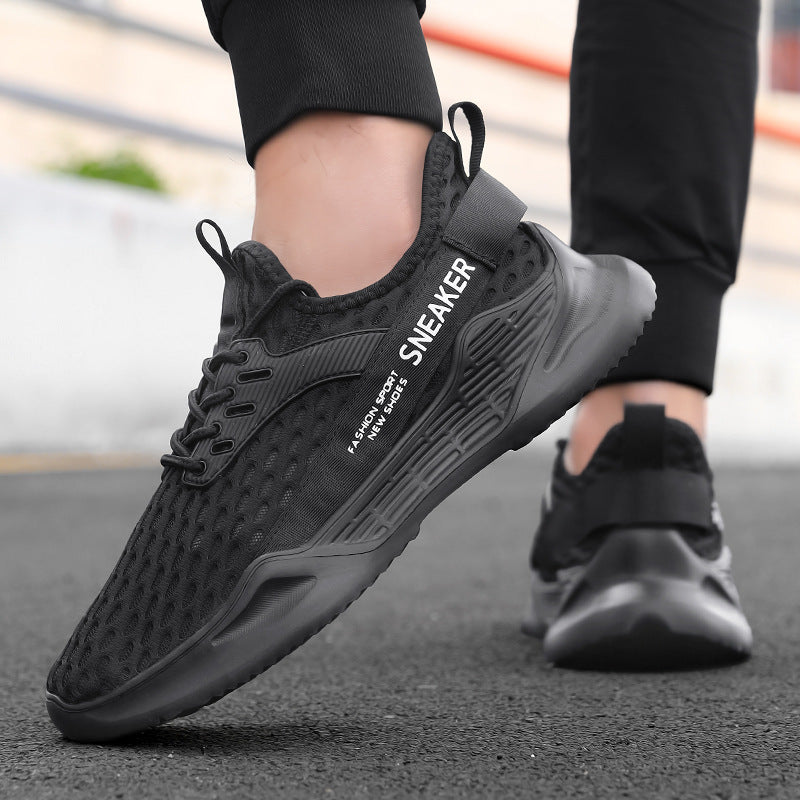 Unisex nan atmungsaktiver Stricksportschuh mit wabenstruktur, sockenähnlichem Schaft und gedämpfter Leichtschaum-Zwischensohle Echo Archiv