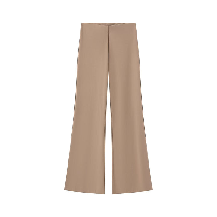 Damen Weite Satinhose mit hoher Taille und fließender Wide‑Leg‑Silhouette Echo Archiv