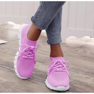 Damen atmungsaktiver Strick-Sneaker mit flexibler Segmentsohle und Komfortfußbett Echo Archiv