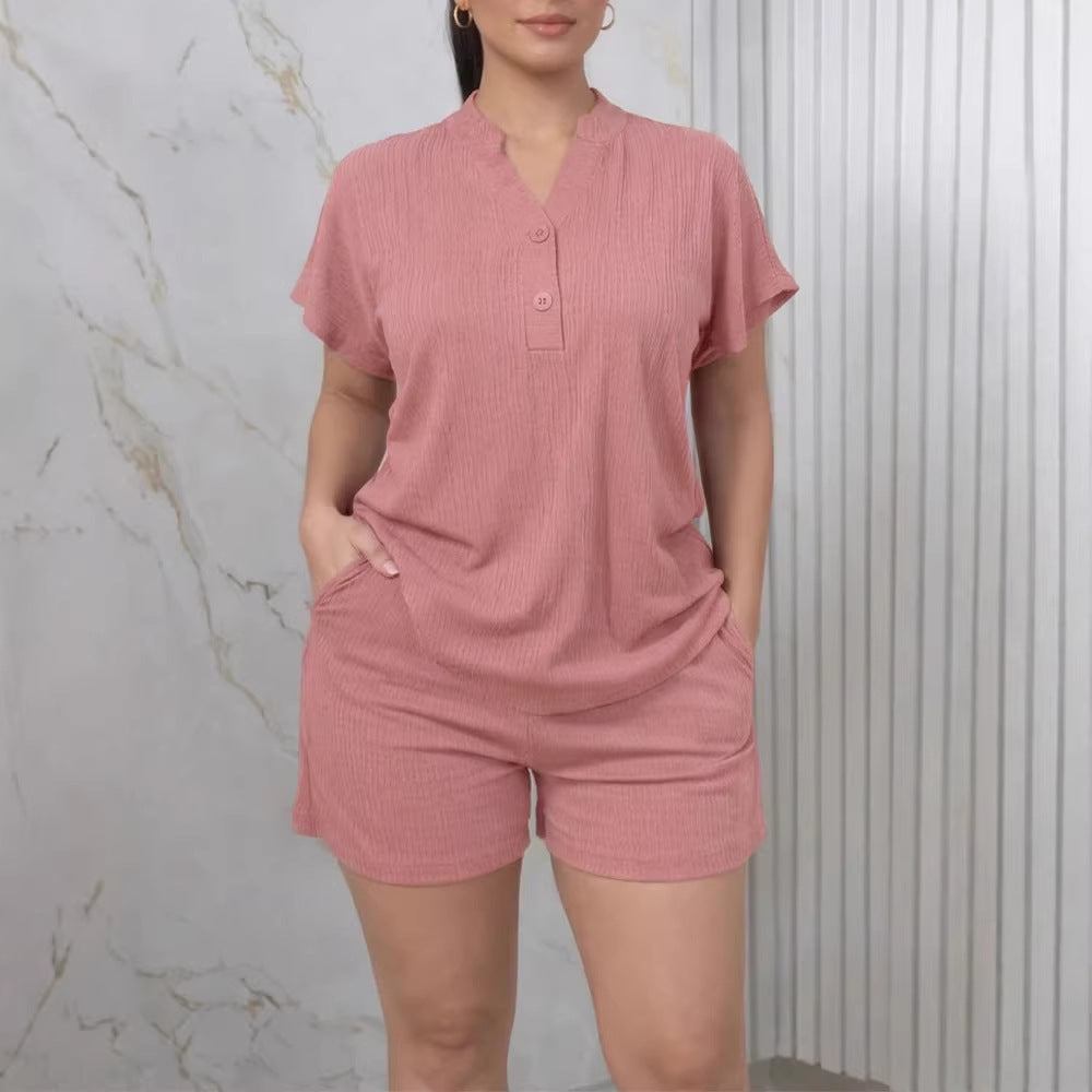 Damen Freizeit-Jumpsuit mit Knopfleiste und seitlichen Taschen Echo Archiv