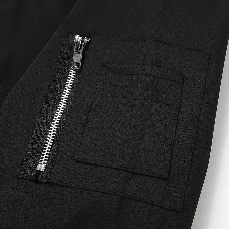 Herren Modische Bomberjacke mit Reißverschluss und praktischen Taschen Echo Archiv