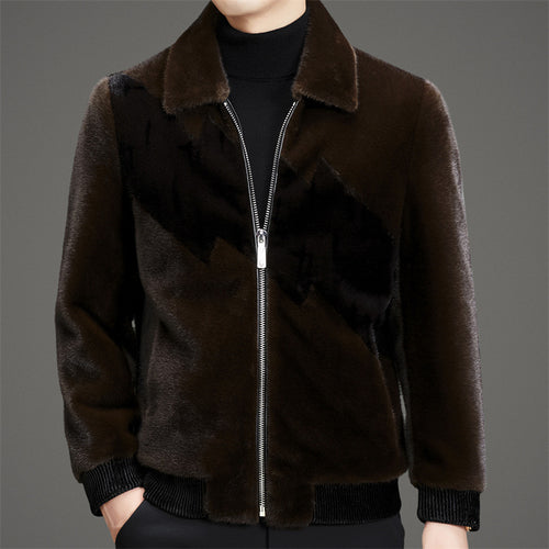 Herren modische Fleecejacke mit klassischem Kragen und wasserabweisender Beschichtung Echoarchiv