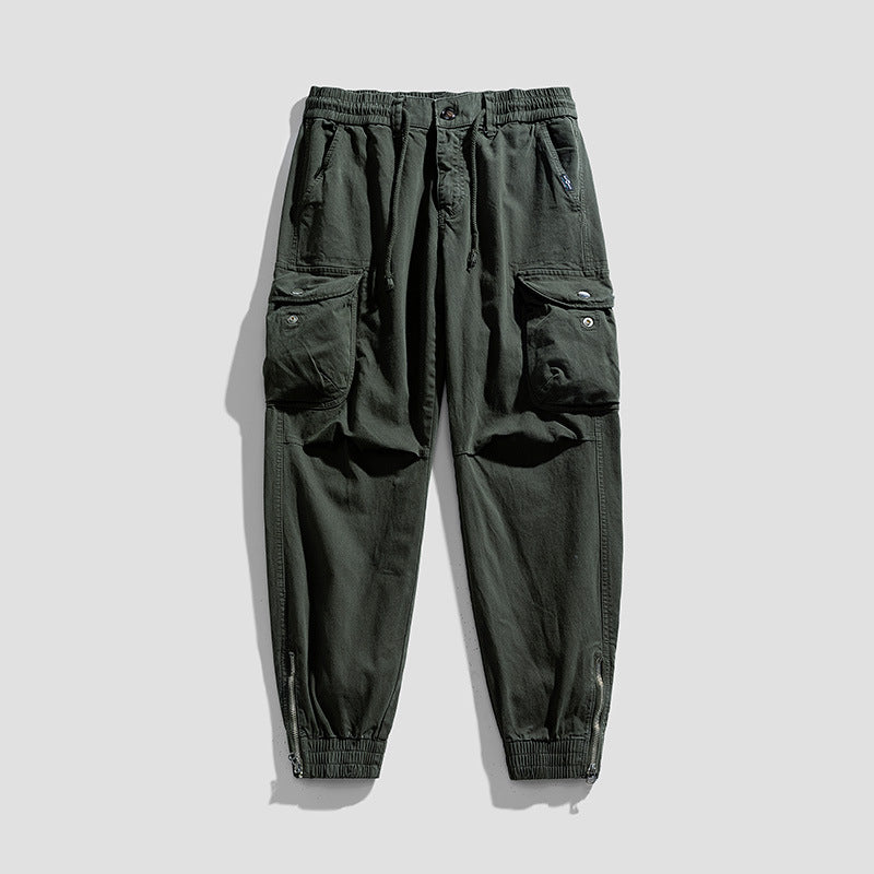 Herren Militärisch inspirierte Cargo-Joggerhose mit Tunnelzugbund und Klapp-Utility‑Taschen Echo Archiv