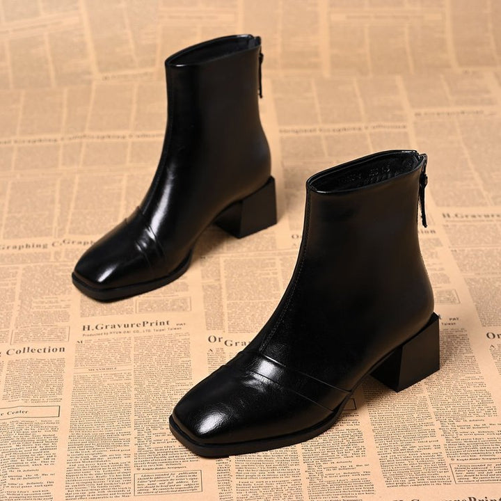 Damen Elegante Stiefeletten mit Blockabsatz Echo Archiv
