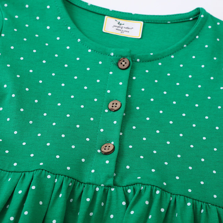 Mädchen Baumwollkleid mit bunten Blumenstickereien Echo Archiv