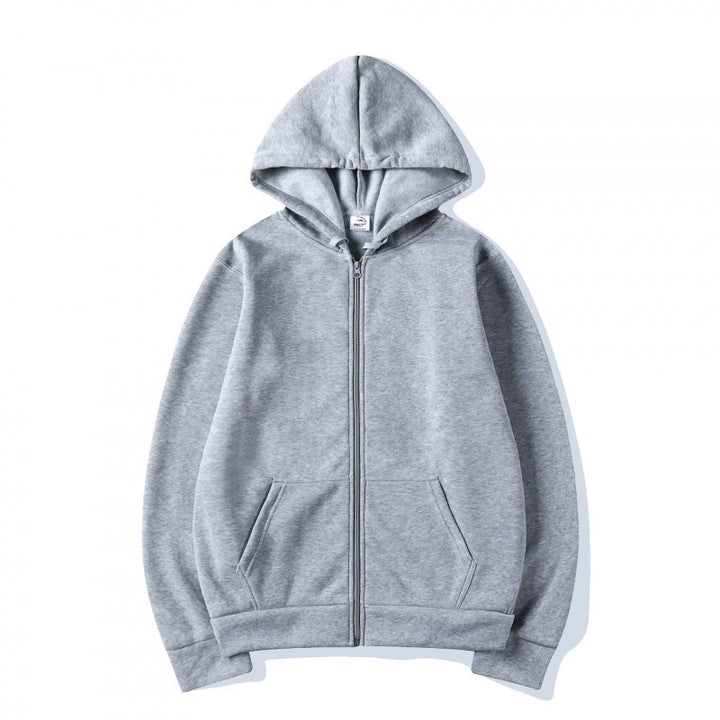 Damen Sportlicher Kapuzenpullover mit durchgehendem Reißverschluss und Tasche Echoarchiv