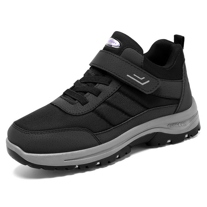 Herren nan multifunktionaler Trekking-Walking-Sneaker mit Klett- und Schnürsystem, stoßdämpfender EVA-Zwischensohle und tiefprofilierter Trailsohle Echo Archiv