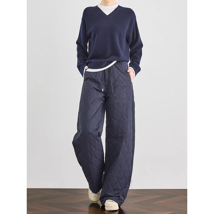 Damen Bequeme und elegante gesteppte Hosen Echoarchiv