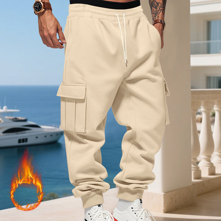 Herren Cargo-Jogginghose mit Seitentaschen und elastischem Bund Echoarchiv