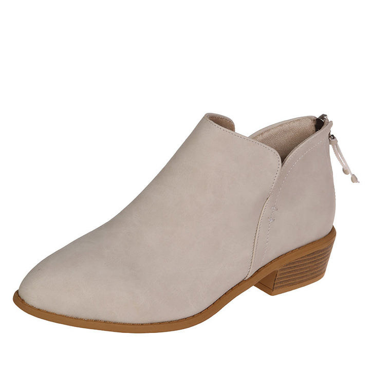 Damen nan spitz zulaufende Schlupf-Ankleboots mit kleinem Blockabsatz und ergonomischem Komfortfußbett Echo Archiv