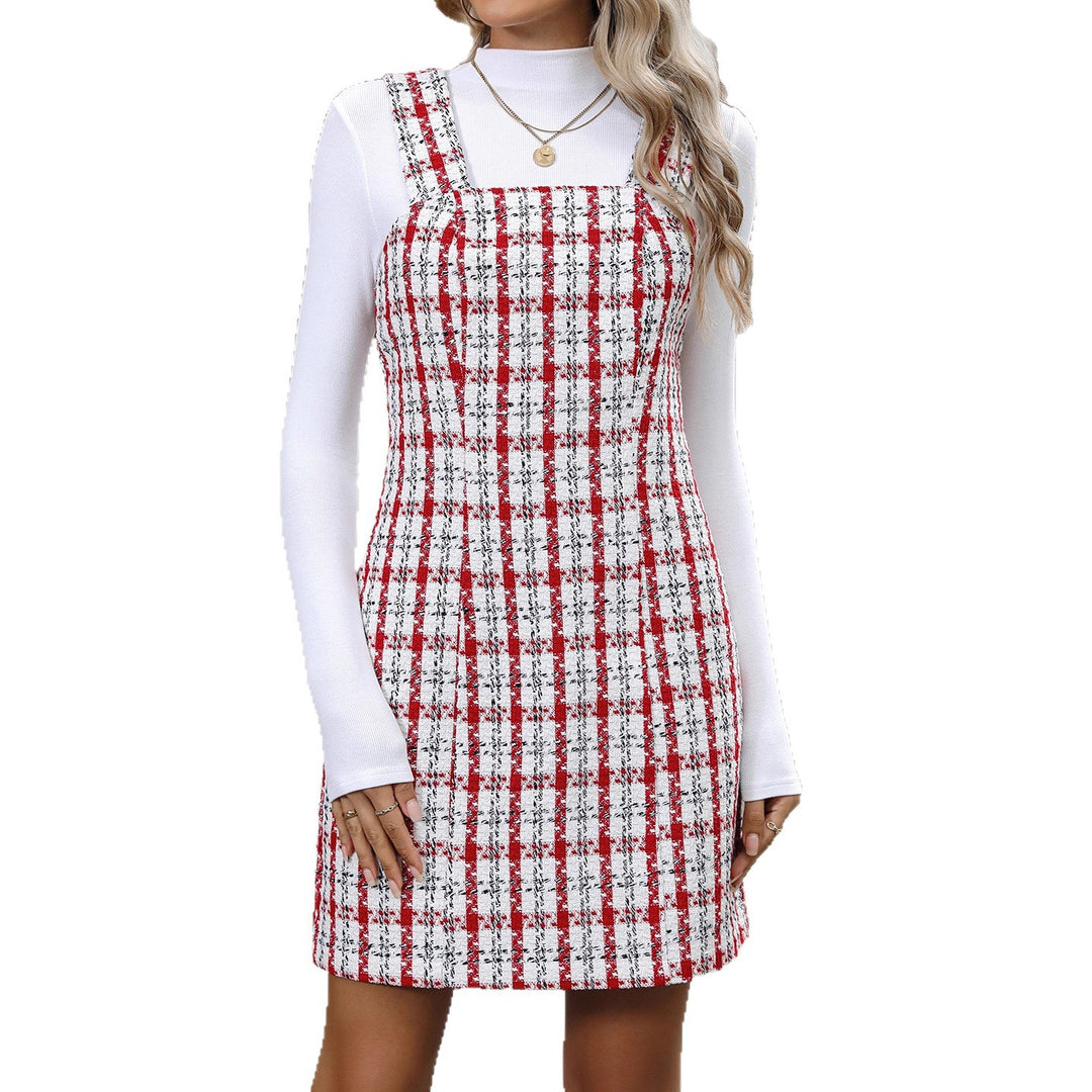 Damen Karierter Minikleid Echo Archiv