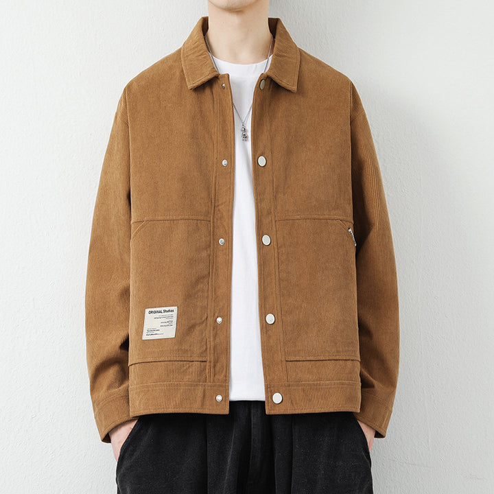 Herren Modische Cordjacke Echo Archiv