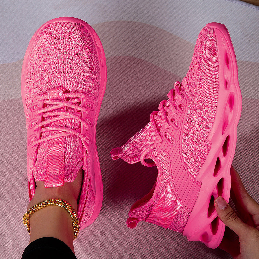 Damen Atmungsaktive Laufschuhe mit elastischem Obermaterial und griffiger Sohle Echoarchiv