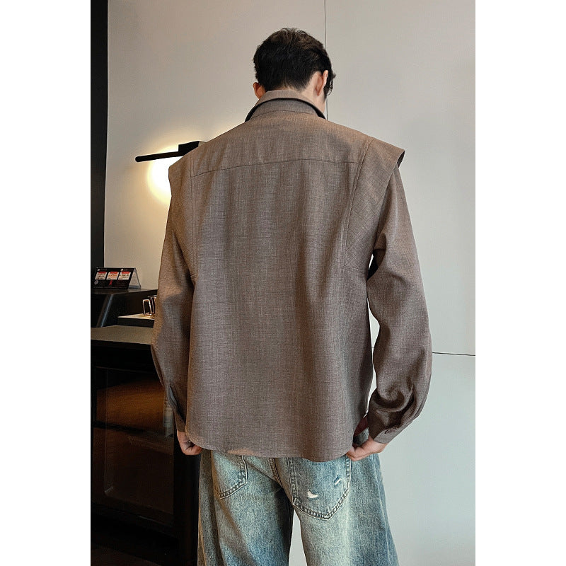 Herrenmodehemd Bluse mit strukturiertem Design Echo Archive