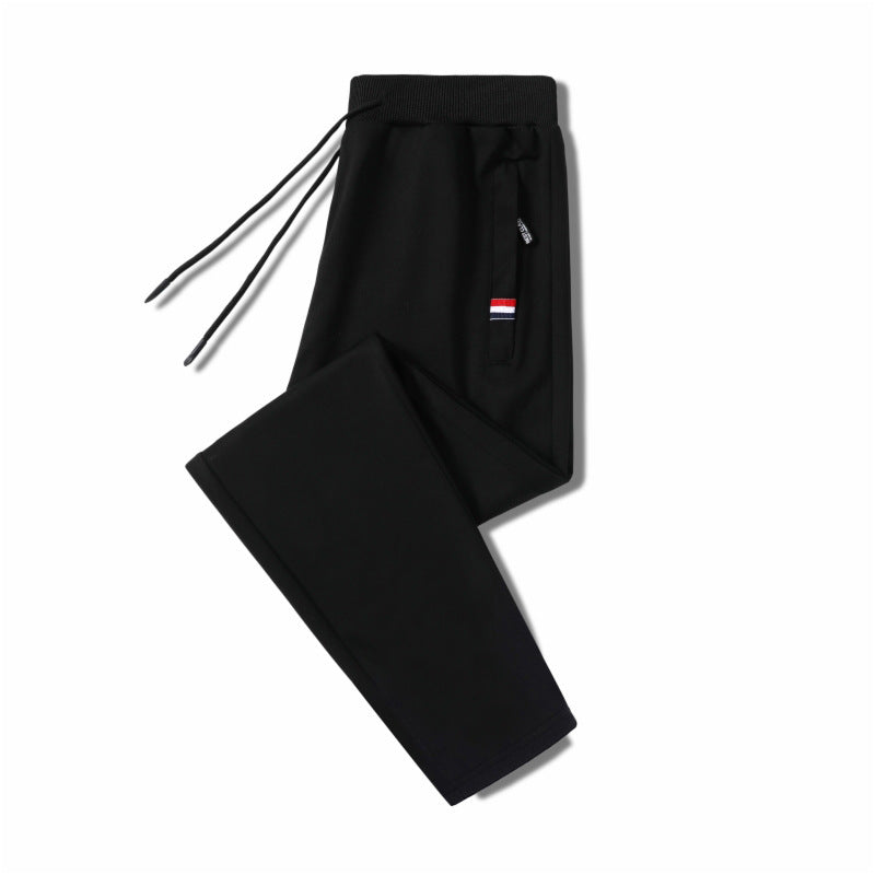 Herren Slim-Fit Jogginghose mit elastischem Rippbund, Kordelzug und Reißverschlusstaschen Echo Archiv