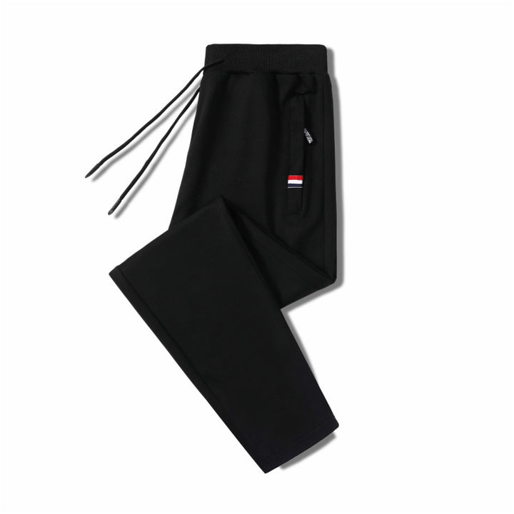Herren Slim-Fit Jogginghose mit elastischem Rippbund, Kordelzug und Reißverschlusstaschen Echo Archiv