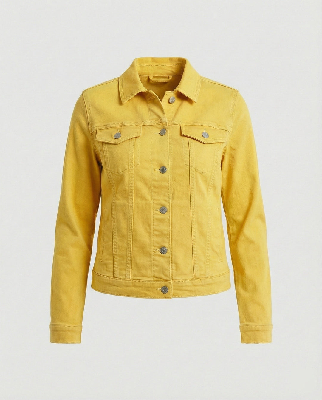 Damen Echoarchiv kurze klassische JEchoarchivnsjacke mit aufgesetzten Brusttaschen und verkürztem Saum Echoarchiv
