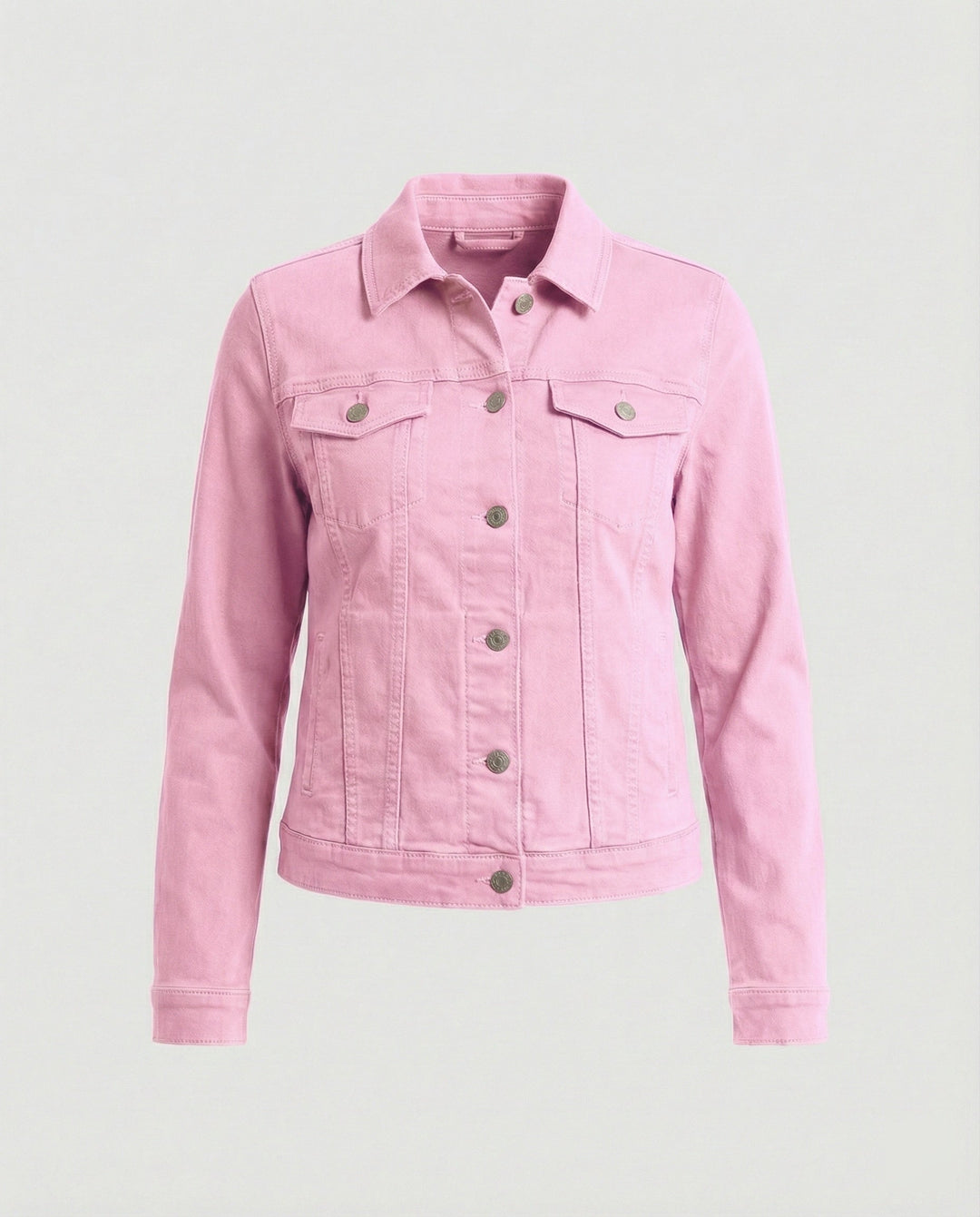 Damen Echoarchiv kurze klassische JEchoarchivnsjacke mit aufgesetzten Brusttaschen und verkürztem Saum Echoarchiv
