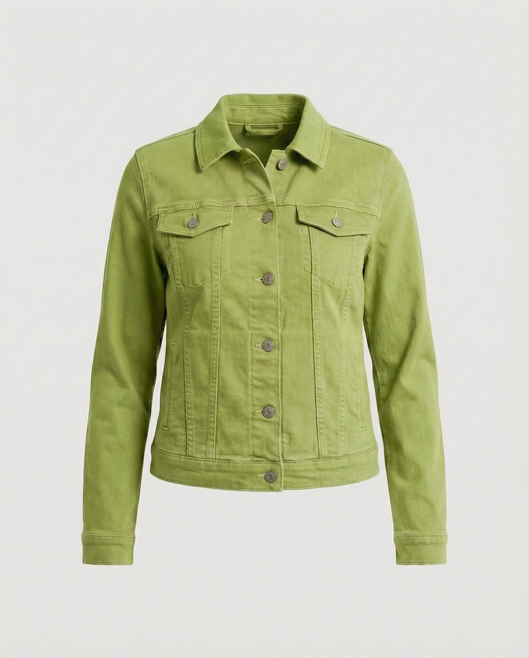 Damen Echoarchiv kurze klassische JEchoarchivnsjacke mit aufgesetzten Brusttaschen und verkürztem Saum Echoarchiv