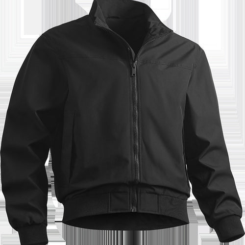 Herren lässige Übergangsjacke mit elastischen Bündchen und praktischen Taschen Echoarchiv