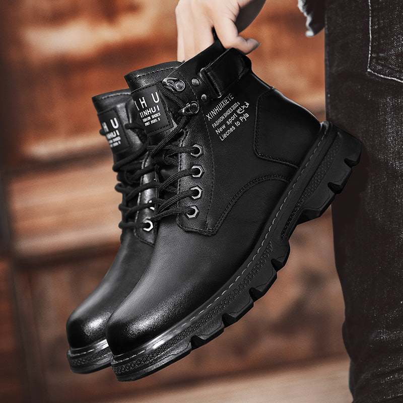 Herren robuste Schnürstiefel mit dämpfender Sohle Echoarchiv