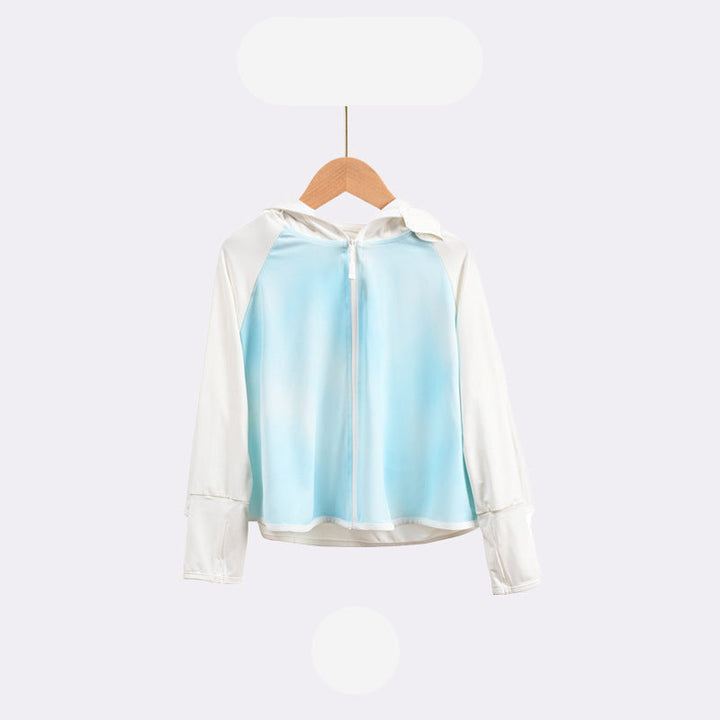 Kinder UV-Schutzjacke mit Kapuze und atmungsaktiven Eigenschaften Echo Archiv