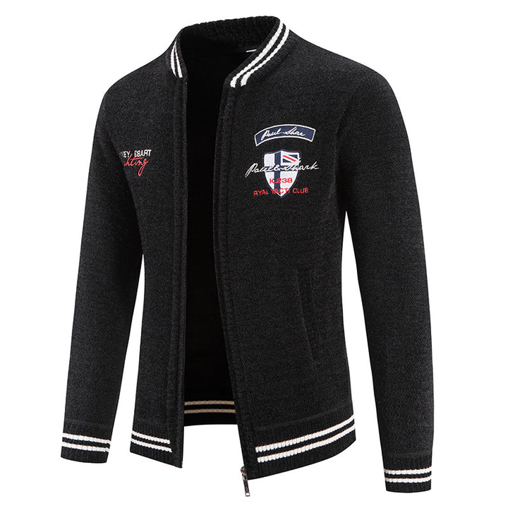 Herren sportliche Strickjacke mit vielseitigem Design Echoarchiv