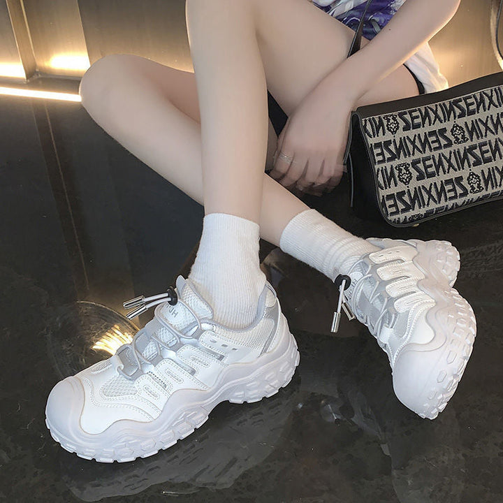 Damen Sportliche Chunky Sneakers mit atmungsaktiver Mesh-Oberfläche und robustem Profil Echo Archiv