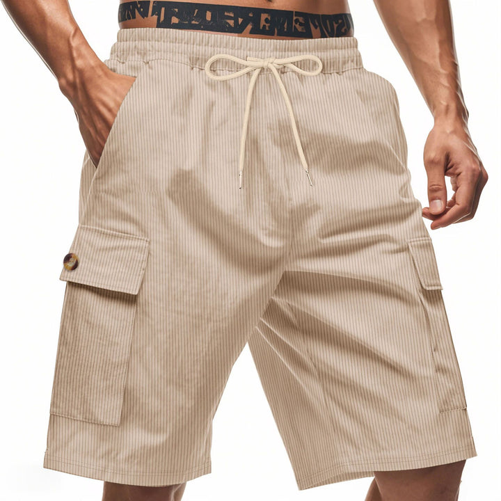 Herren Cargo-Shorts mit verstellbarem Kordelzug und praktischen Seitentaschen Echoarchiv