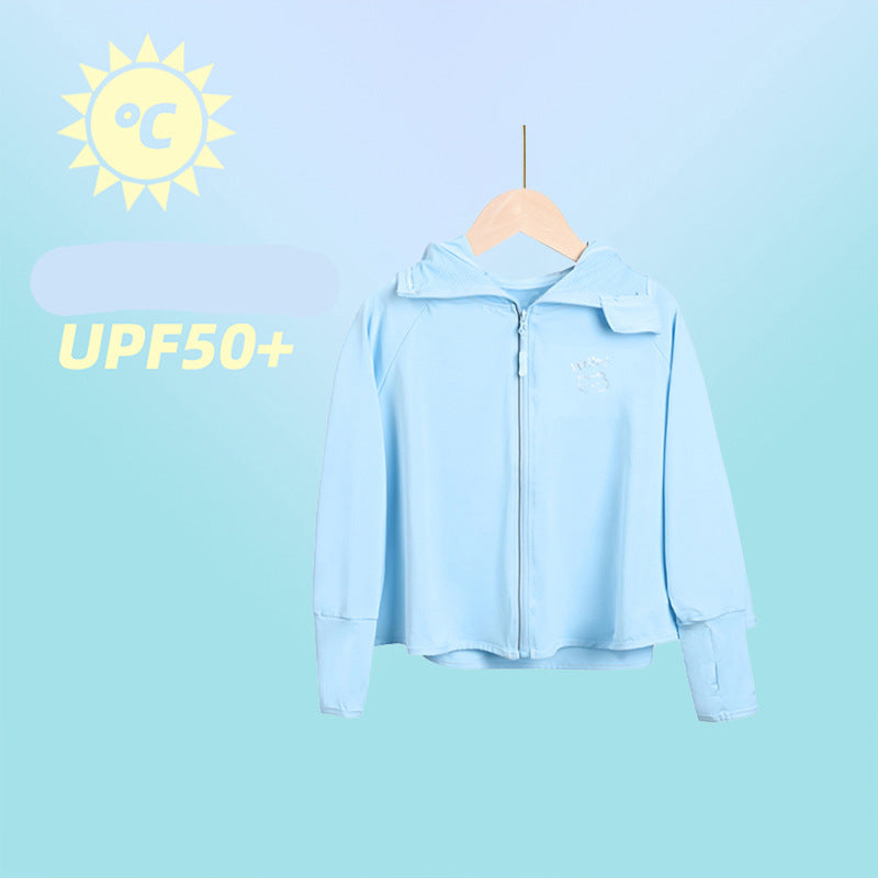Damen performante UV-Schutzjacke mit Kapuze Echo Archiv