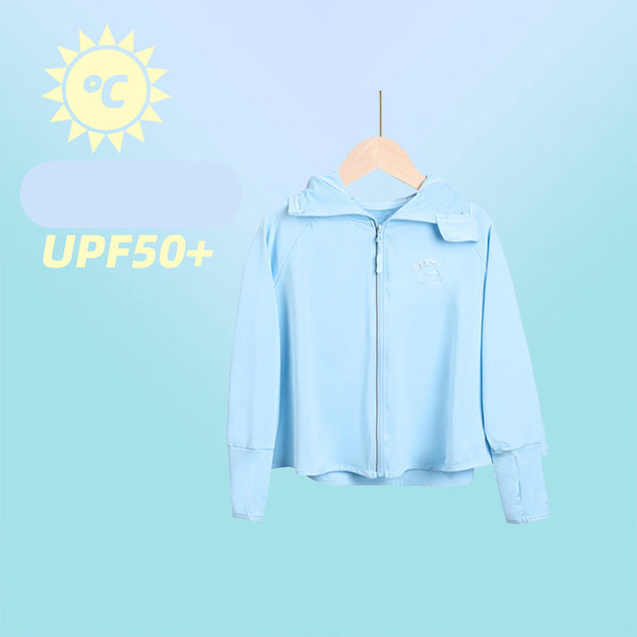 Damen sportliche UV-Schutzjacke mit Kapuze Echo Archiv
