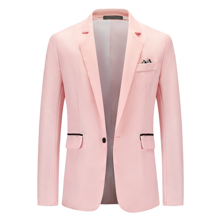 Herren eleganter Blazer mit strukturiertem Design und feinen Details Echoarchiv