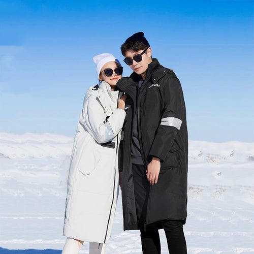Herren Wärmender wasserdichter Winterparka mit Kapuze und reflektierenden Details Echoarchiv