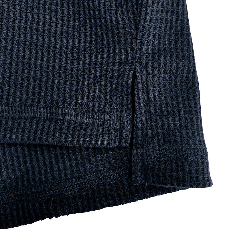 Herren figurbetontes Langarmshirt aus atmungsaktiver Baumwolle Echoarchiv