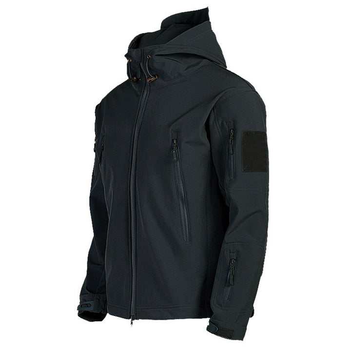 Herren taktische Softshelljacke mit Kapuze, Tarnmuster und ergonomischem Stretchschnitt Echo Archiv