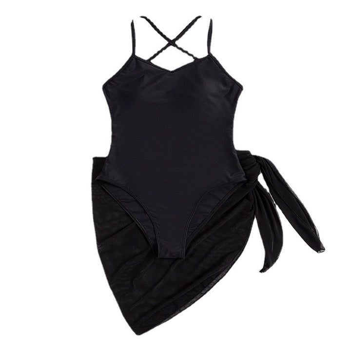 Damen Einteiliger Badeanzug mit verstellbaren Trägern und raffiniertem Wickeldetail Echo Archiv