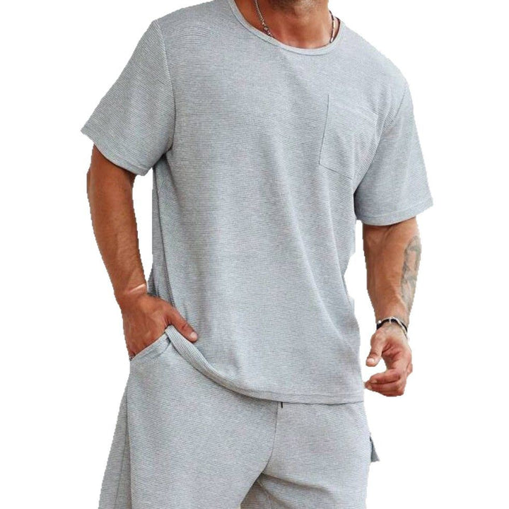 Herren lässiges Sport-Set mit praktischen Taschen und atmungsaktivem Gewebe Echoarchiv