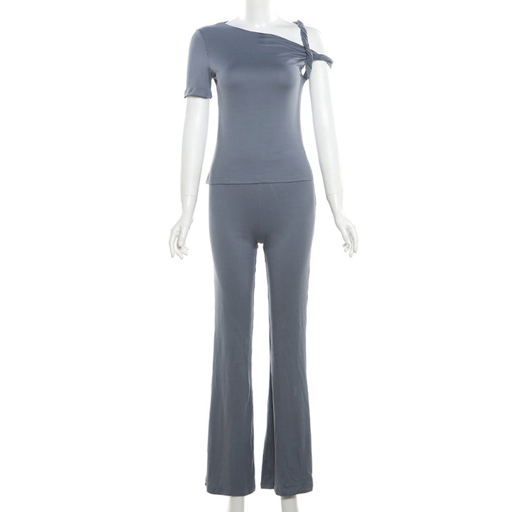 Damen Eleganter Einteiler mit asymmetrischem Schnitt und geschmackvollem Detail Echo Archiv