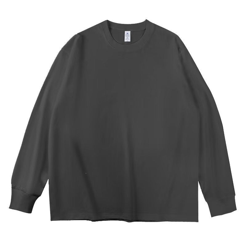 Unisex Oversize-Langarm-Sweatshirt mit Rundhalsausschnitt und gerippten Bündchen Echoarchiv